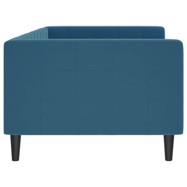 vidaXL Dagbädd blå 90x200 cm sammet Blå