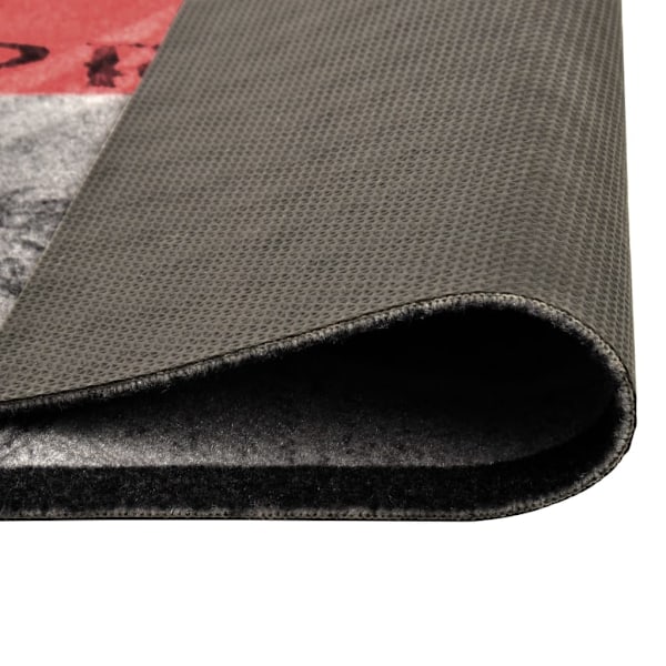 vidaXL Köksmatta maskintvättbar tomato 45x150 cm multifärg
