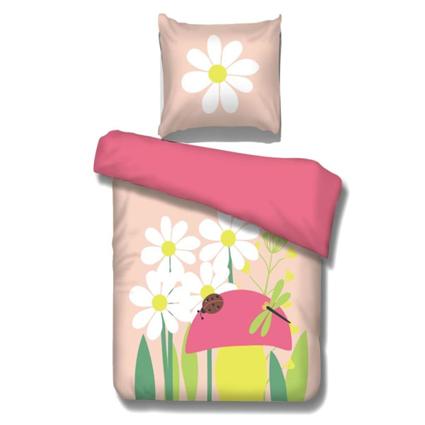 Vipack Påslakanset Spring 195x85 cm bomull multifärg