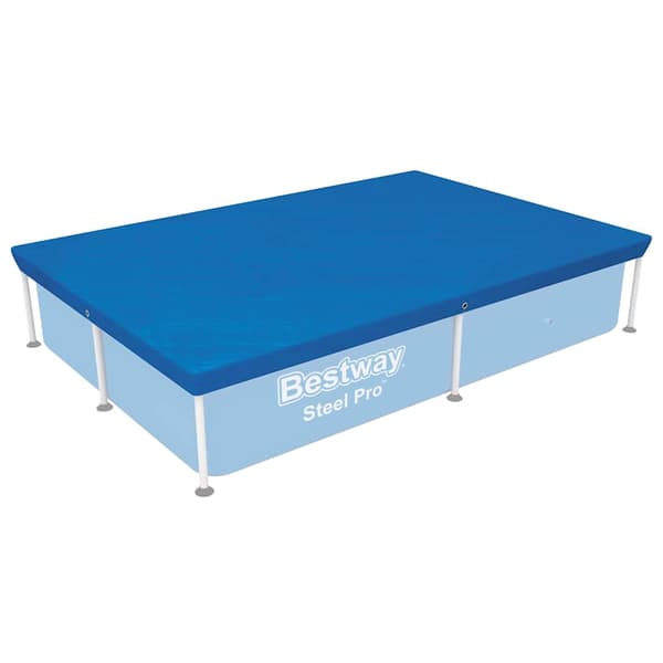 Bestway Poolöverdrag Flowclear 221x150 cm Blå