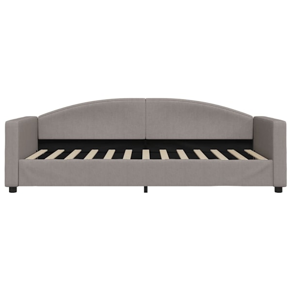 vidaXL Dagbädd taupe 90x200 cm tyg Taupe