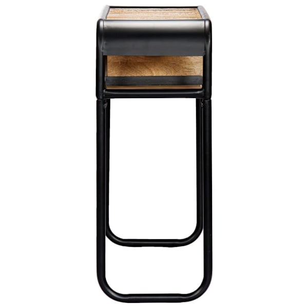 vidaXL Konsolbord 118x30x75 cm massivt återvunnet trä Brun
