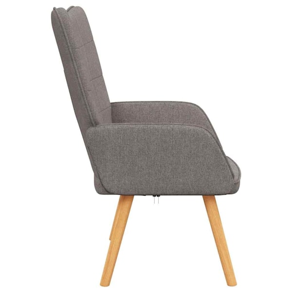 vidaXL Vilstol taupe tyg Taupe