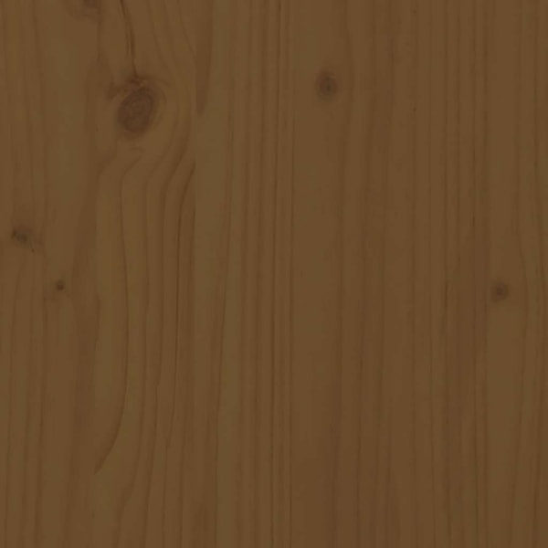 vidaXL Sängbord 2 st honungsbrun 40x34x55 cm massiv furu Brun
