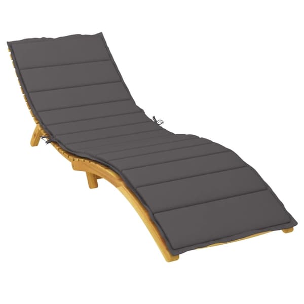 vidaXL Solsängsdynor Oxford tyg (100% polyester) Antracit Antracit