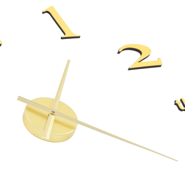 vidaXL Väggklocka 3D modern design 100 cm XXL guld Guld