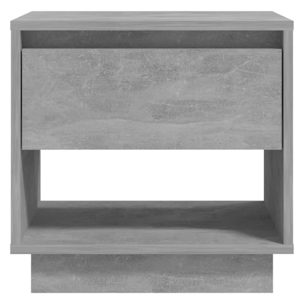 vidaXL Sängbord betonggrå 2 st 45x34x44 cm konstruerat trä grå