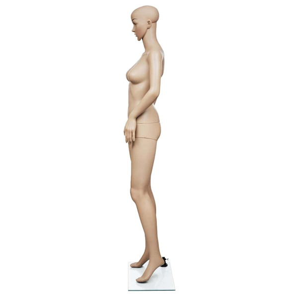 vidaXL Skyltdocka kvinna B Beige S