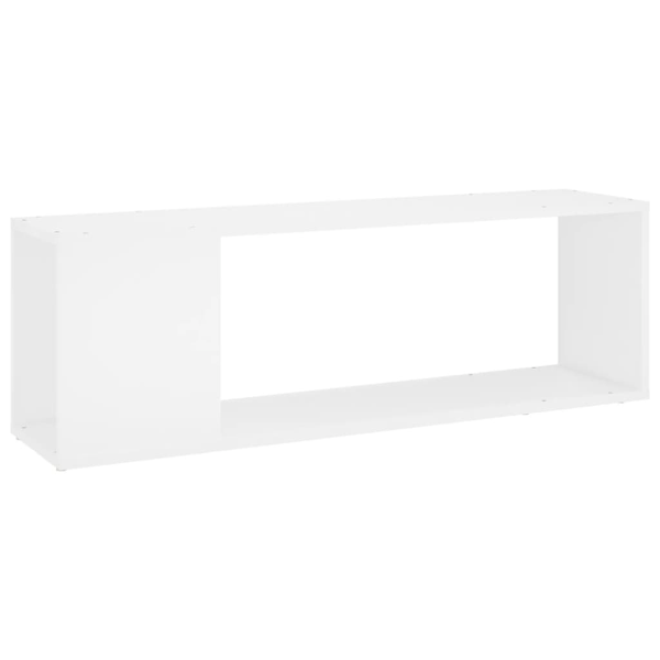 vidaXL Tv-bänk vit 100x24x32 cm konstruerat trä Vit