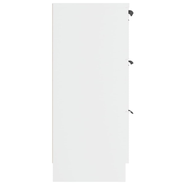vidaXL Skänk vit 60x30x70 cm konstruerat trä Vit