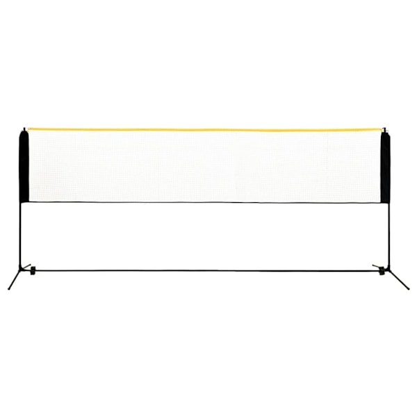 vidaXL Justerbart badmintonnät 400x103x94-158 cm metall