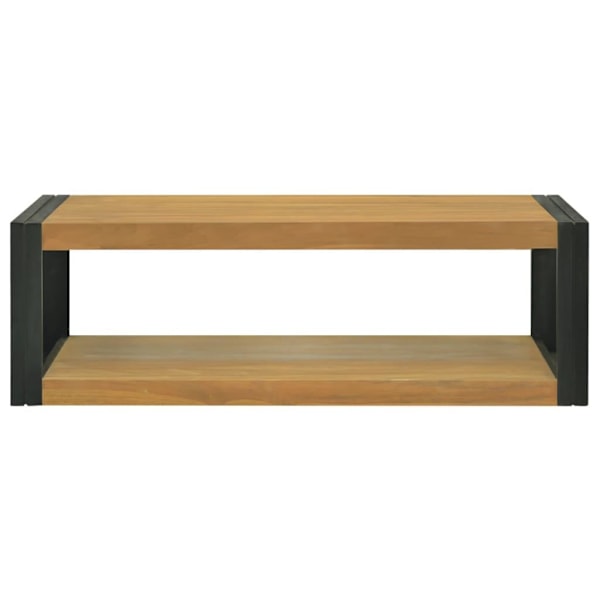 vidaXL Badrumsskåp 120x45x35 cm massiv teak Brun