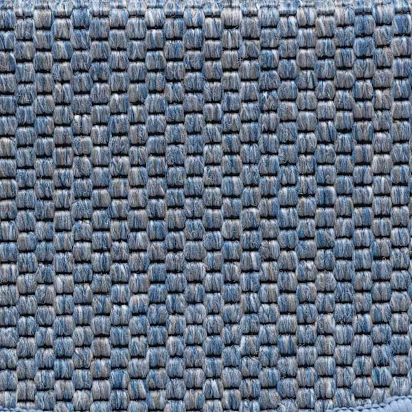 vidaXL Trappstegsmattor självhäftande sisal 15 st 65x21x4 cm blå Blå