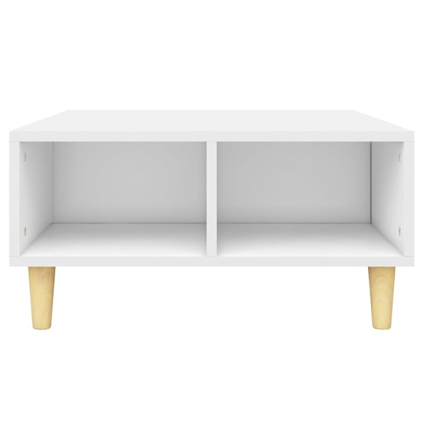 vidaXL Soffbord vit 60x60x30 cm konstruerat trä Vit