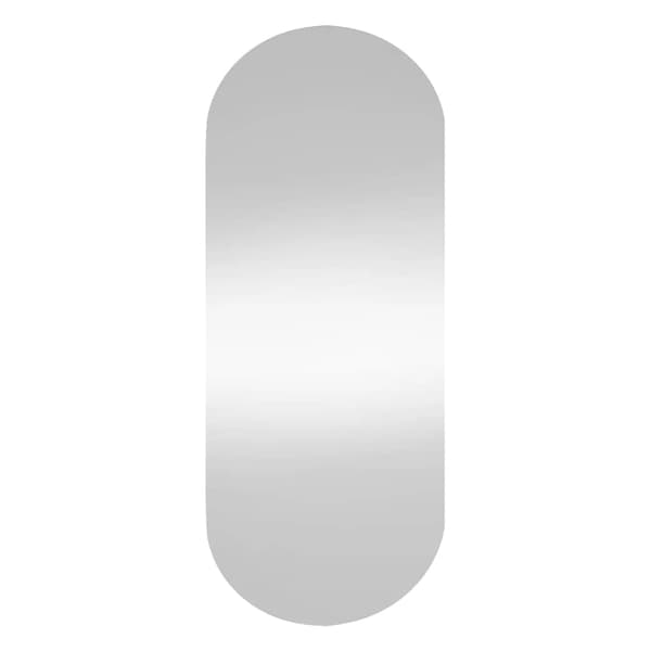 vidaXL Väggspegel 35x80 cm glas oval Silver
