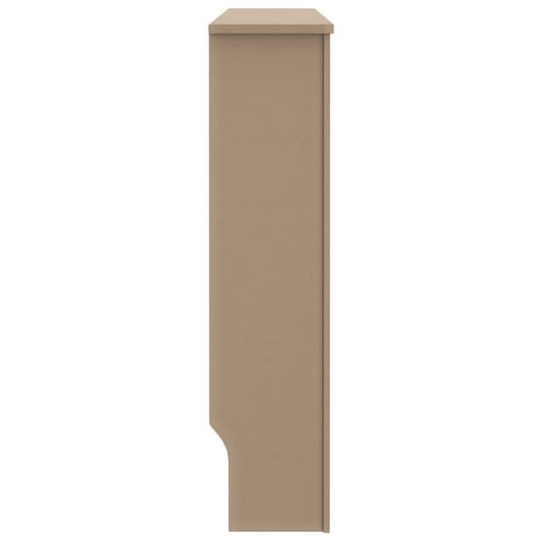 vidaXL Elementskydd 112x19x81,5 cm MDF Brun