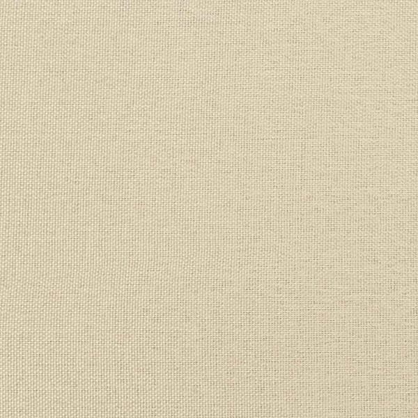 vidaXL Soffa Kräm 250 x 77 x 76 cm tyg Grädde