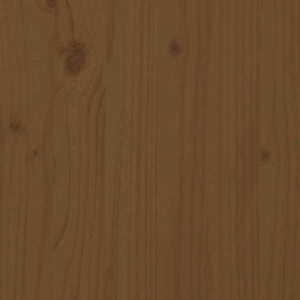 vidaXL Sängbord 2 st honungsbrun 40x35x61,5 cm massiv furu Brun