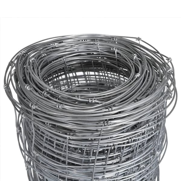 vidaXL Fårstängsel galvaniserat stål silver 50x1,6 m Silver