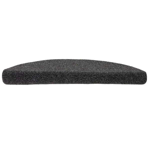 vidaXL Trappstegsmattor självhäftande 10 st antracit 56x17x3 cm brodyr Brun