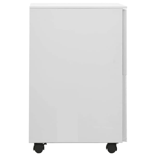 vidaXL Hurts ljusgrå 39x45x67 cm stål grå