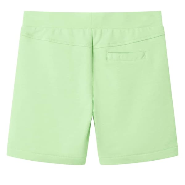 vidaXL Barnshorts fluogrön 128 Grön