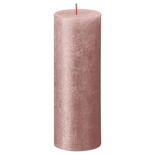 Bolsius Blockljus Shimmer 4-pack 190x68 mm rosa Rosa