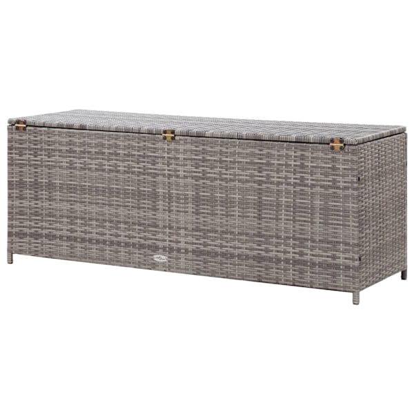 vidaXL Dynbox grå 150x50x60 cm konstrotting grå