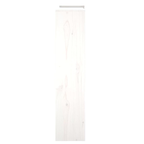vidaXL Elementskydd vit 210x21x85 cm massiv furu Vit