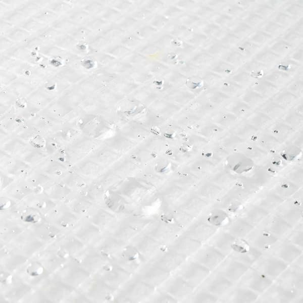 vidaXL Presenning nätförstärkt 140 g/m² 3x5 m vit Vit