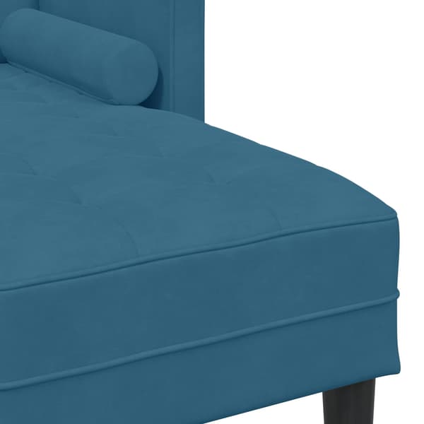 vidaXL Soffset 2 st Blå Polyester Blå