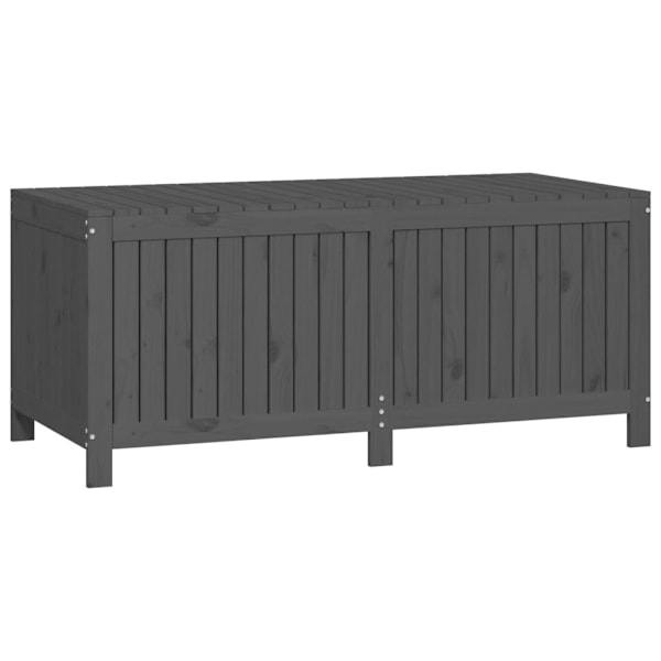 vidaXL Dynbox grå 147x68x64 cm massiv furu Grå