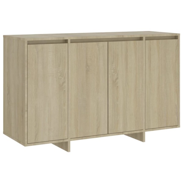 vidaXL Skänk sonoma-ek 120x41x75 cm konstruerat trä Beige