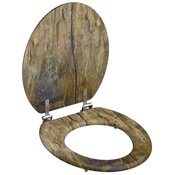 SCHÜTTE Toelettsits SOLID WOOD MDF tryckt multifärg