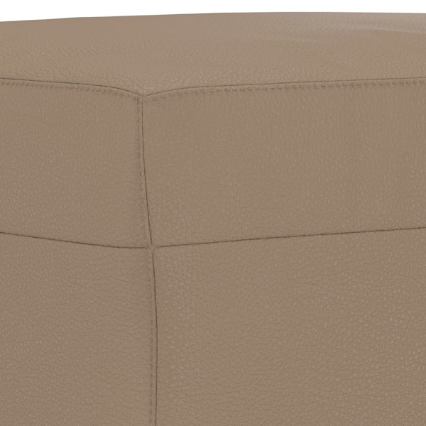 vidaXL Fotpall cappuccino 60x50x41 cm konstläder Brun
