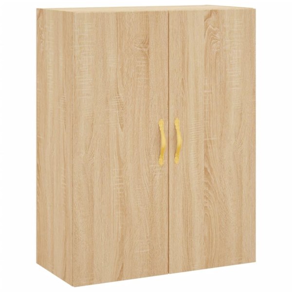 vidaXL Högskåp sonoma-ek 69,5x34x180 cm konstruerat trä Brun
