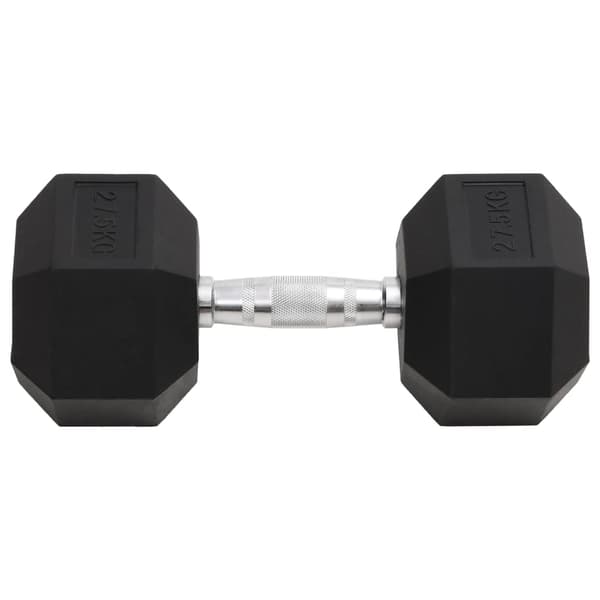 vidaXL Hantel 27,5 kg gjutjärn art