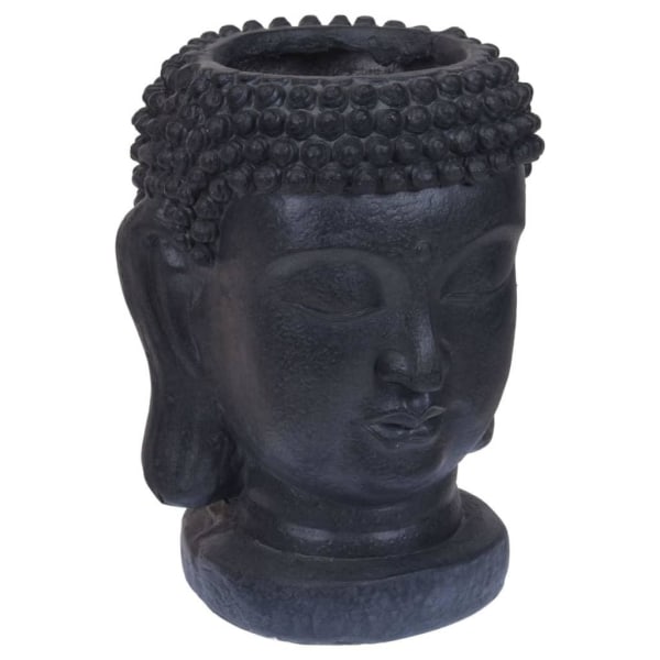 ProGarden Blomkruka Buddha-figur 25x26x35 cm antracit Antracit