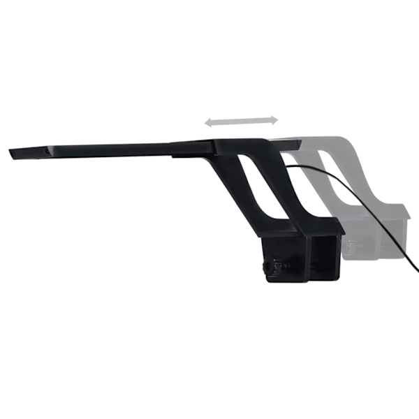 vidaXL Akvariebelysning med klämma 25-45 cm blå och vit