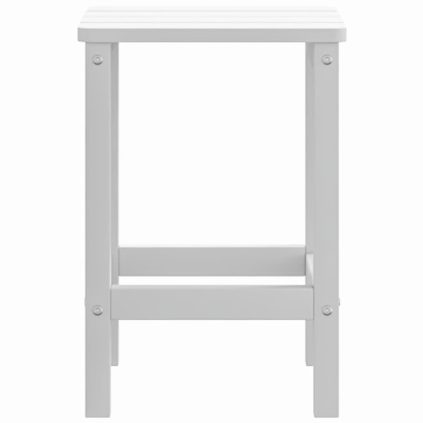 vidaXL Adirondack bord vit 38x38x46 cm HDPE Vit