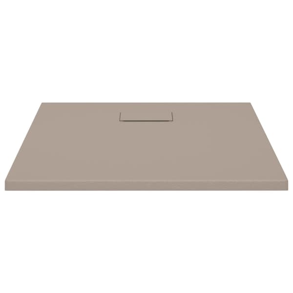 vidaXL Duschkar SMC brun 90x90 cm Brun