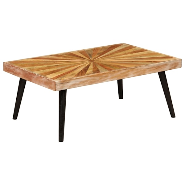 vidaXL Soffbord massivt mangoträ 90x55x36 cm Brun