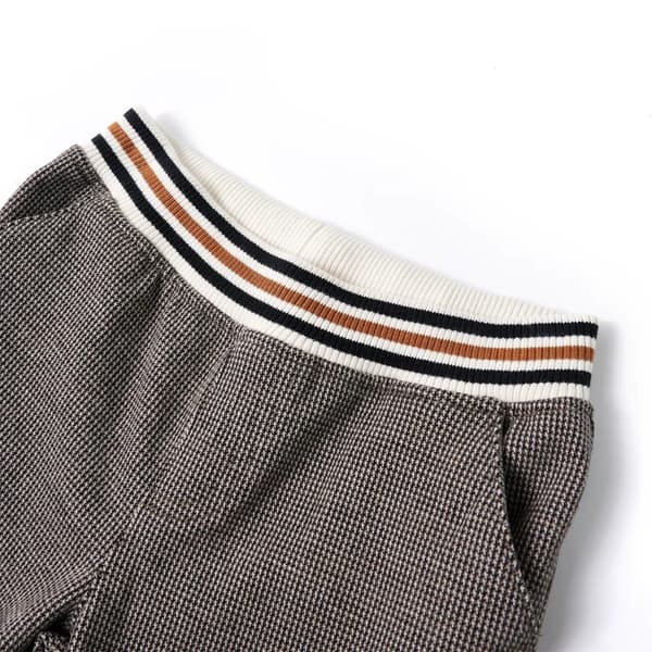 vidaXL Barnbyxor ecru 128 Brun
