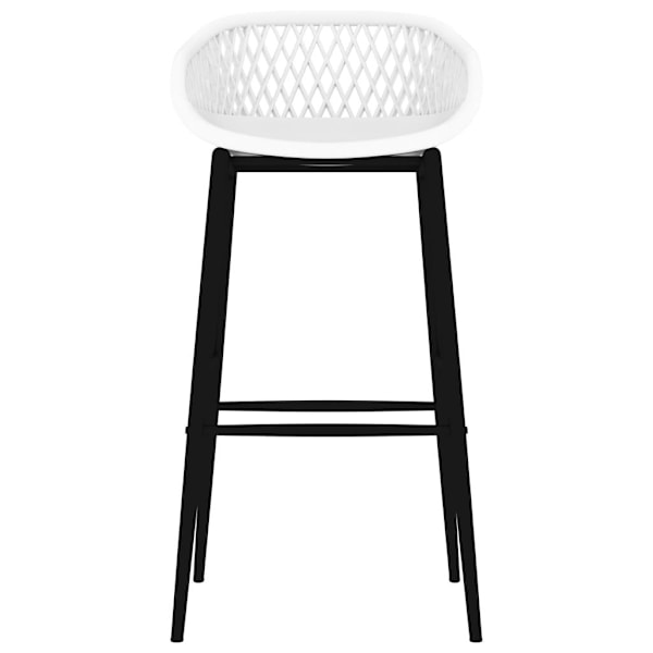 vidaXL Bargrupp 7 delar vit Vit