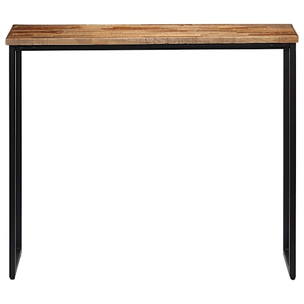 vidaXL Konsolbord massivt återvunnet teakträ 90x30x76 cm Brun