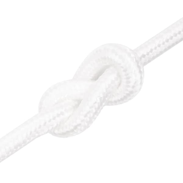 vidaXL Båtlina helvit 20 mm 25 m polypropylen Vit