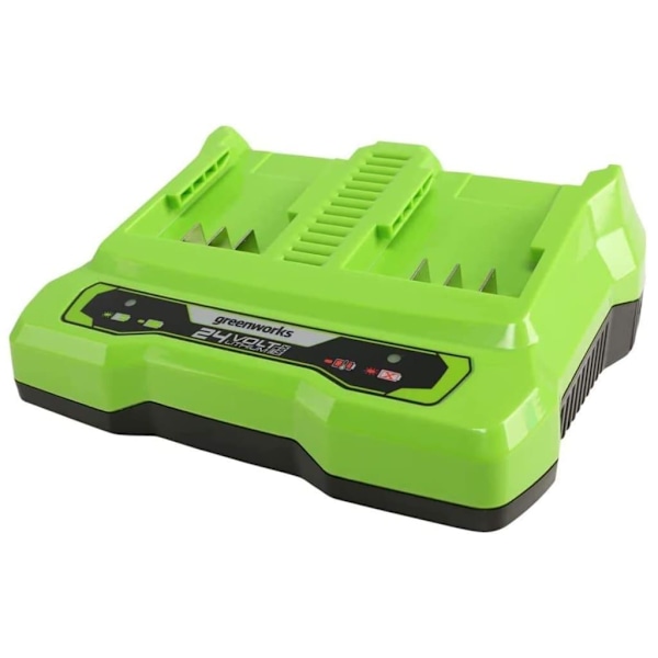 Greenworks Batteriladdare för 2 batterier 24 V 2 A