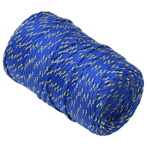 vidaXL Båtlina blå 2 mm 25 m polypropen