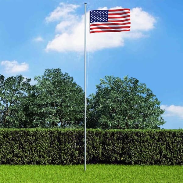 vidaXL USA:s flagga 90x150 cm Flerfärgsdesign