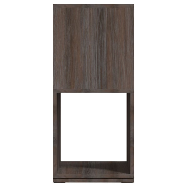 vidaXL Roterande hylla grå 34,5x34,5x75,5 cm konstruerat trä grå